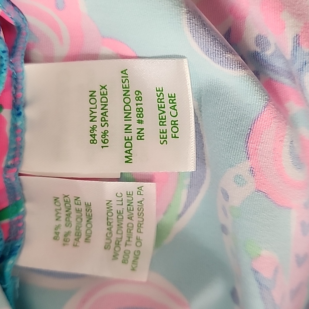 Lilly Pulitzer TALLI Coverup Size Medium Blue Horizon - Picture 5 of 7